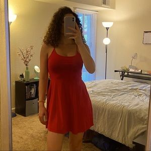 Red sundress